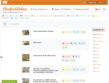 Tablet Screenshot of clasificadosbolivia.net